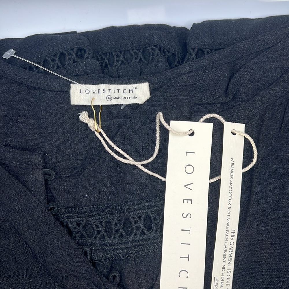 NWT Lovestitch Ladder Cutout LS Dress - Picture 4 of 4